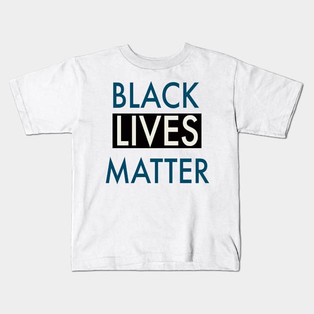 Black Lives Matter Kids T-Shirt by Artistic Design